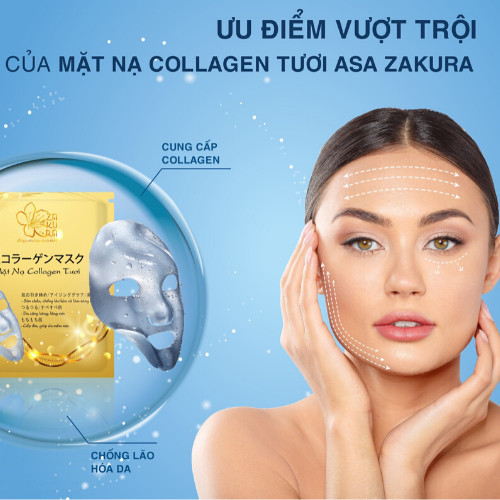 [HOT SALE] Hộp Mặt Nạ Collagen Tươi (Hộp 3 Miếng)