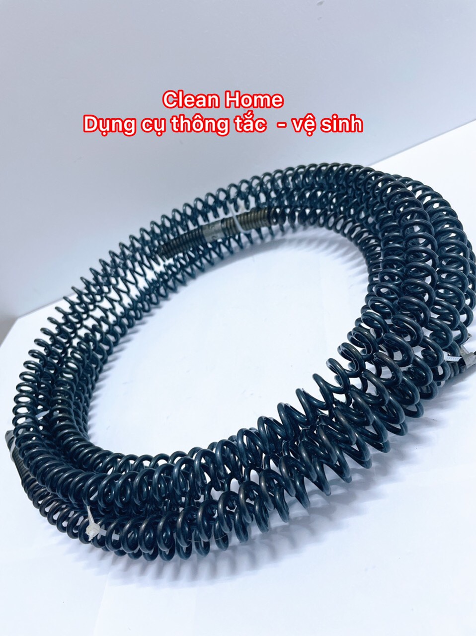 Dây Thông Tắc Cống Lò Xo Phi 16 Dùng Máy Khoan
