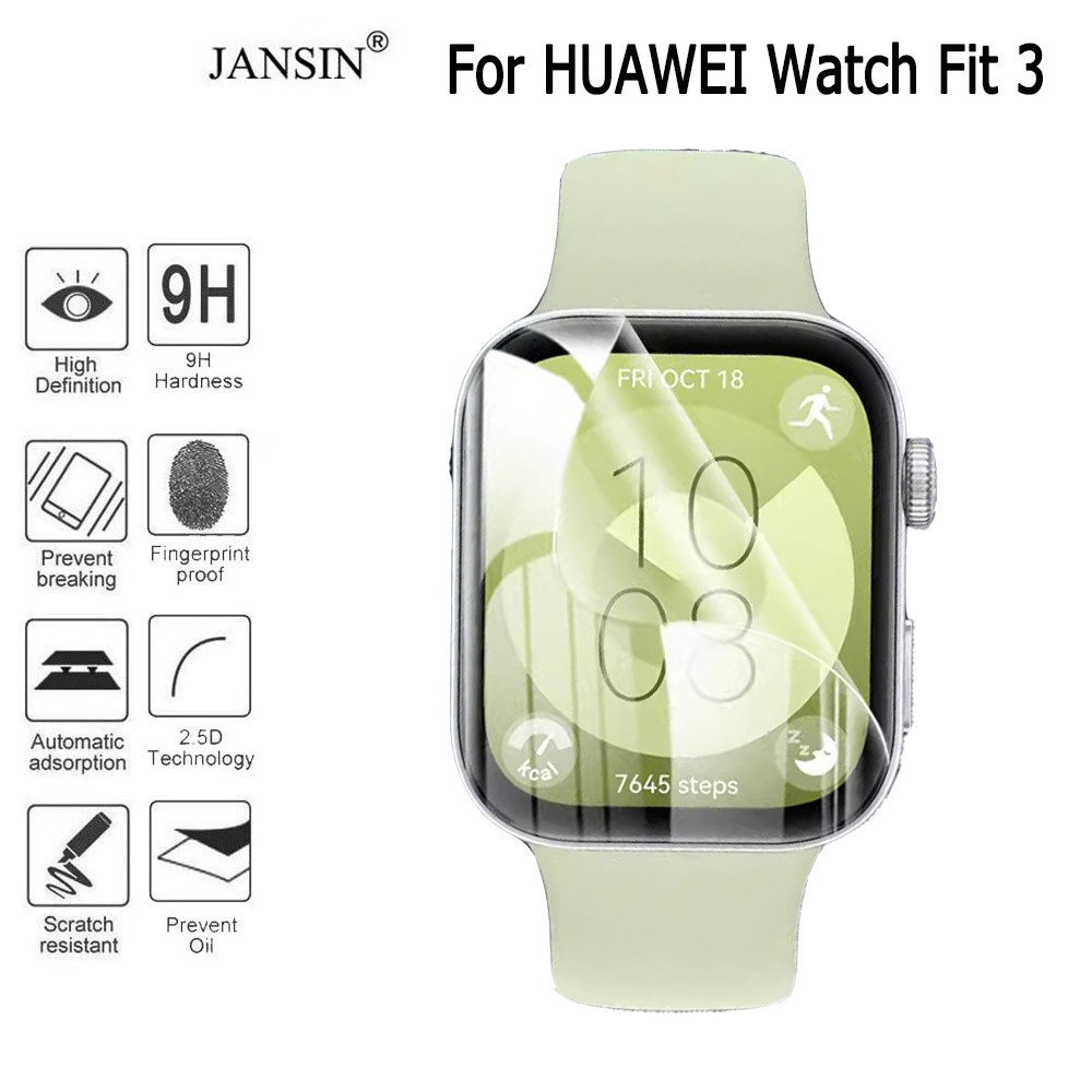 Miếng Dán Mặt Đồng Hồ Hydrogel Film cho đồng hồ Huawei Watch Fit 3_ Hàng chính hãng