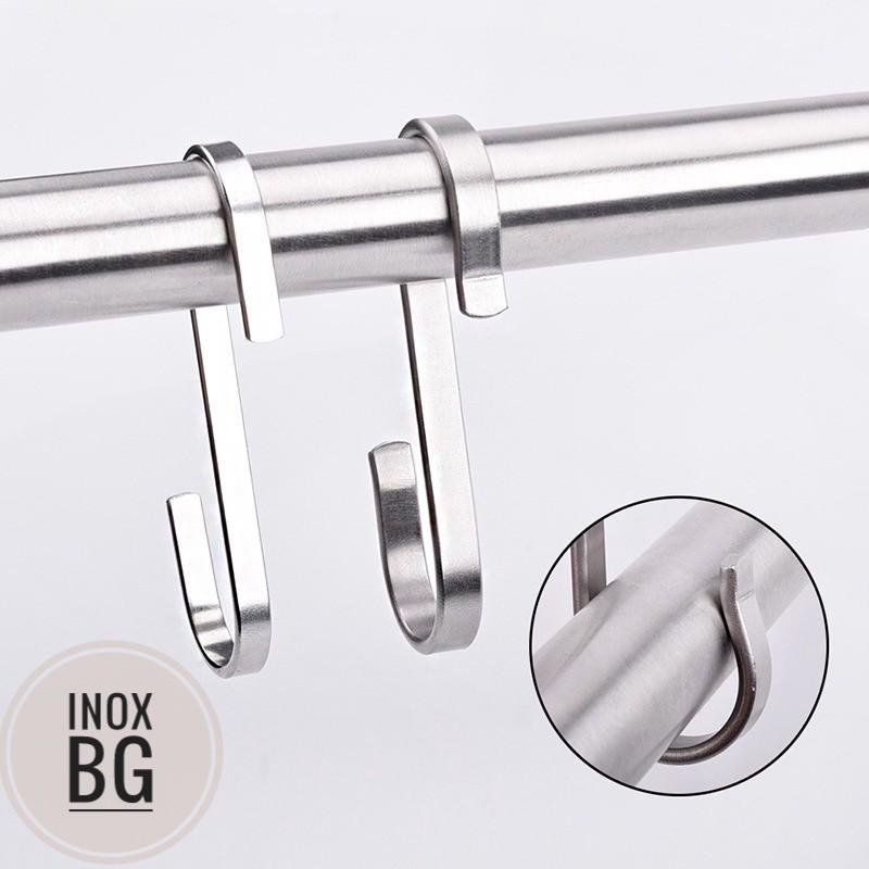 Móc treo đồ chữ S lồng ống inox phi 19,25,32,35,38