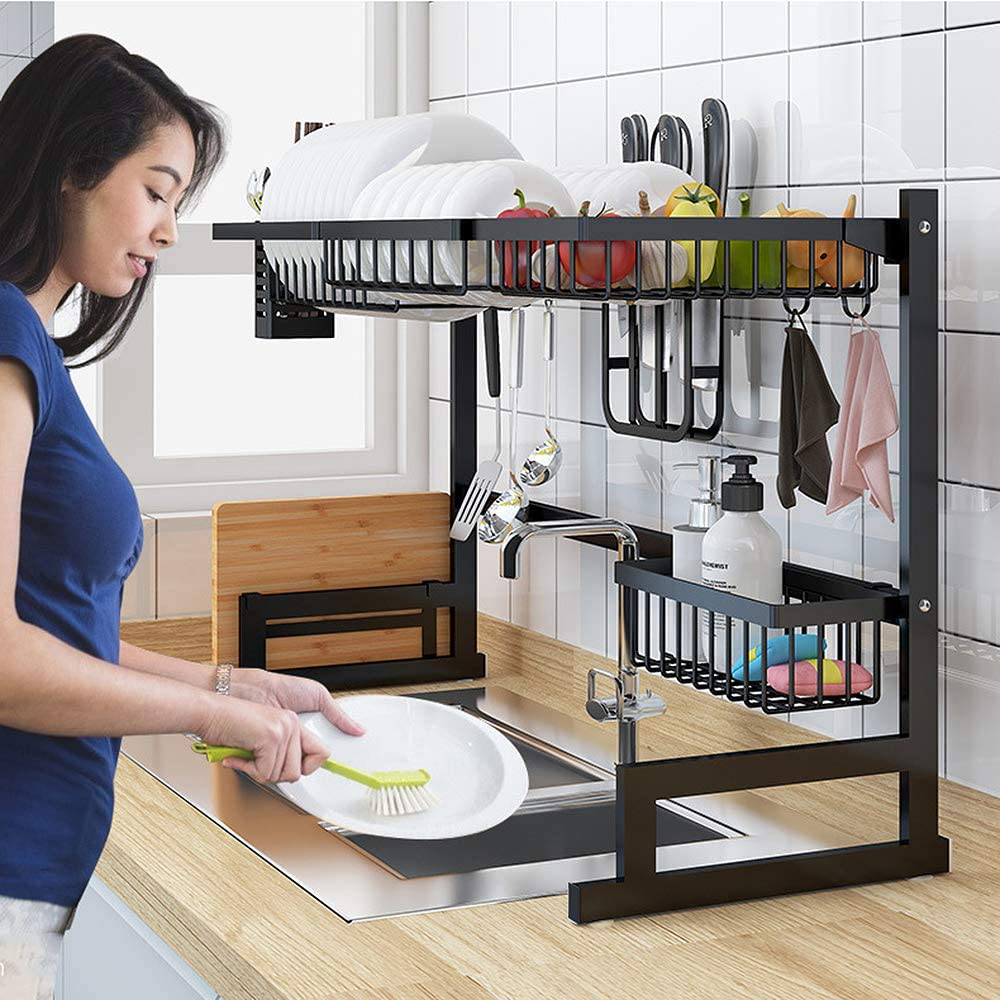 Kệ Chén Bát Đa Năng Schmidt Inox 2 Tầng, Giá Để Bát Đũa, Kệ Úp Đĩa Thông Minh, Ke De Do, Gia Up Bat, Thiết Kế Kiểu Dáng Sang Trọng , Lắp Đặt Dễ Dàng- Hàng Chính Hãng