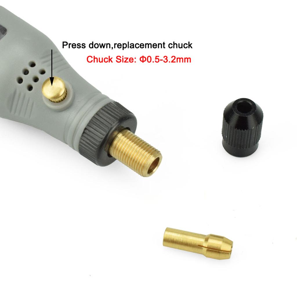 Electric Mini Drill Grinder Kit Variable Speed Rotary Craft Milling Tools Set