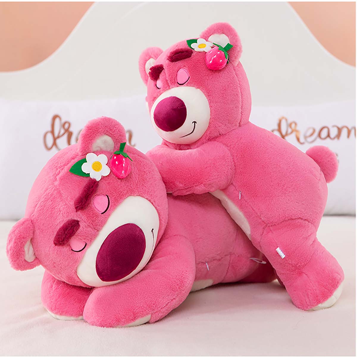 Gấu Dâu Lotso Bông Mini Cute Nhỏ To Khổng Lồ Ôm Ngủ Tặng Người Yêu Tốt Nghiệp Cử Nhân Giá Sỉ Cho Bé Siêu Rẻ