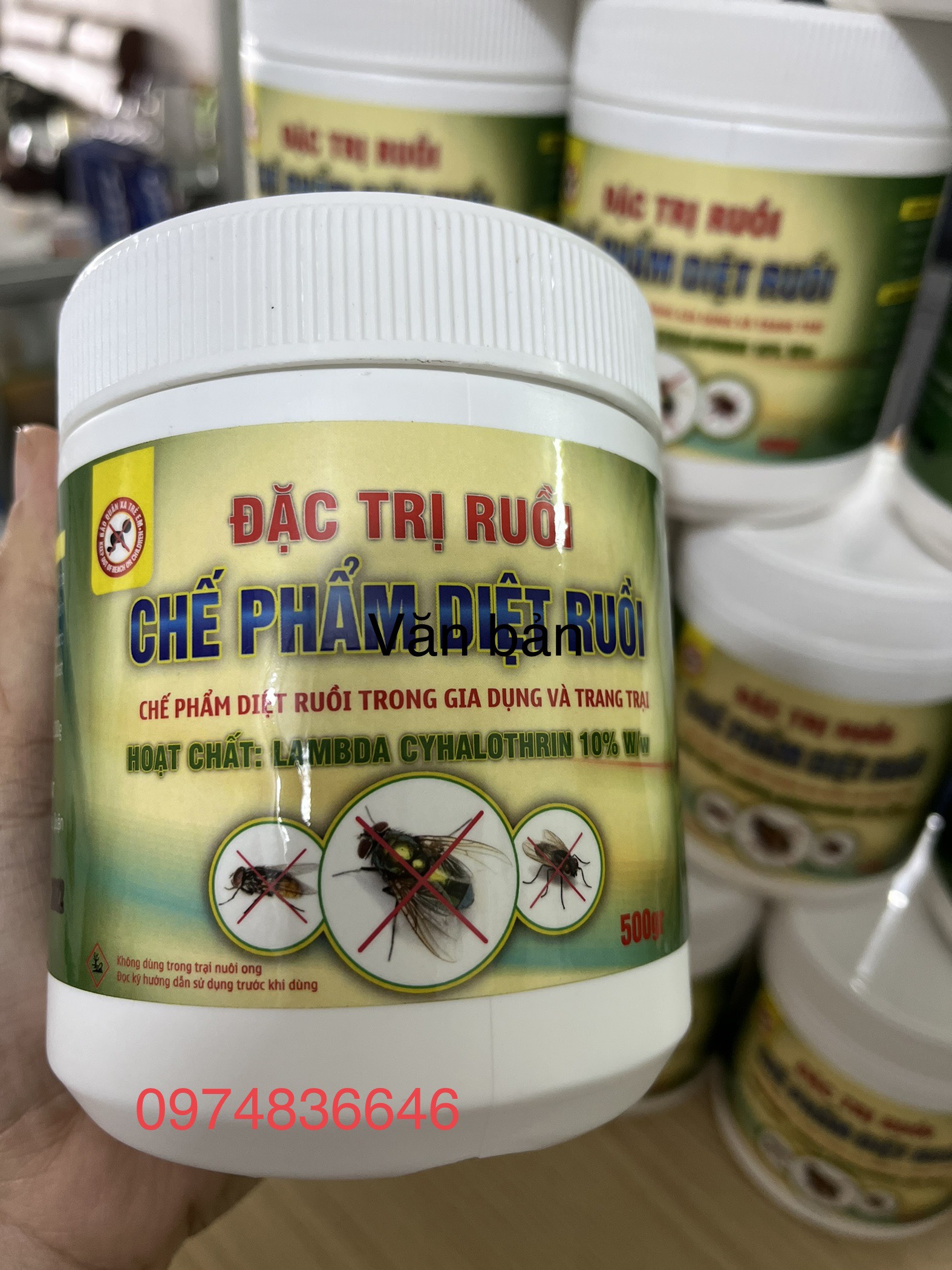 Chế phẩm diệt ruồi trong gia dụng và trang trại - Hộp 500gr