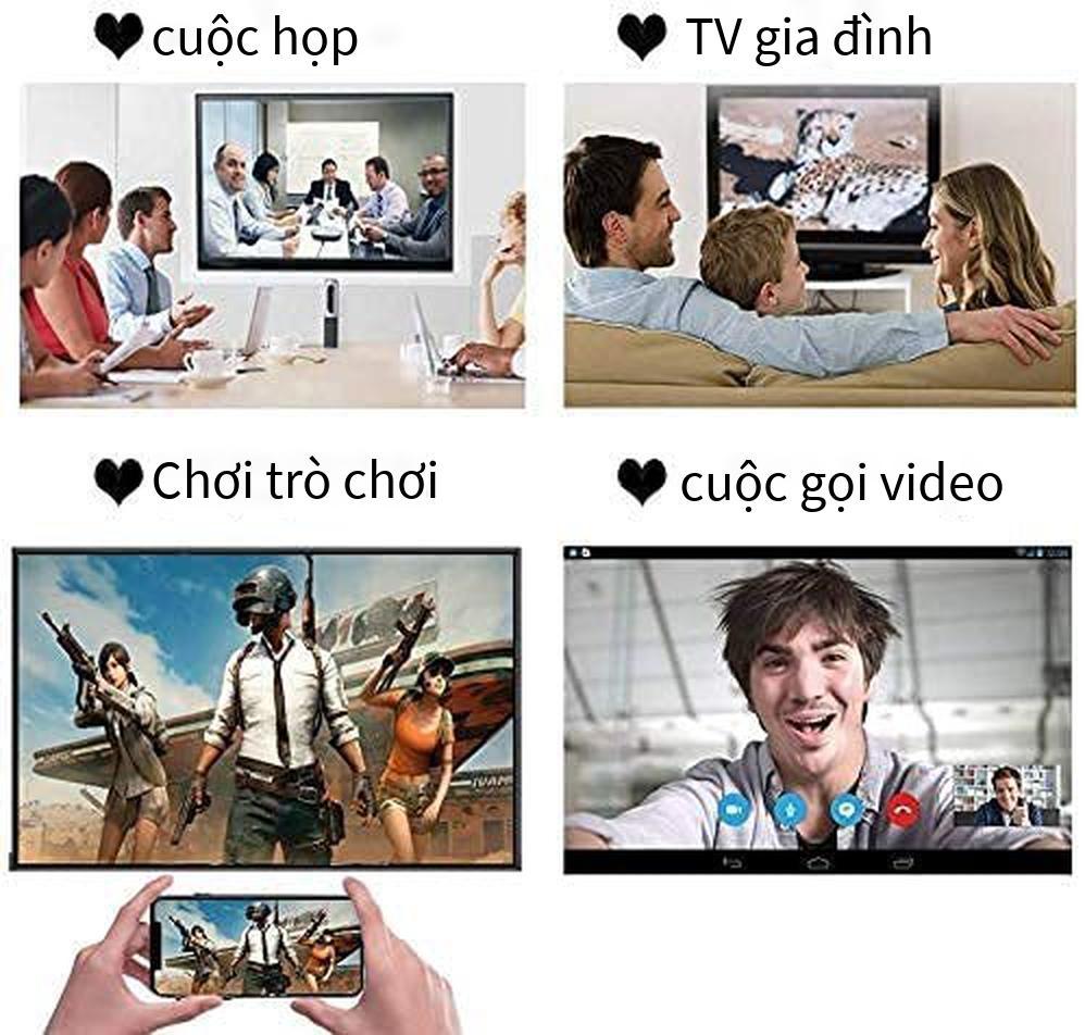 Ưu đãi đặc biệt Đầu cái USB sang HDMI với nguồn điện Android Pingguo Cáp trình chiếu độ nét cao đầu cái USB để hỗ trợ các hệ thống khác nhau