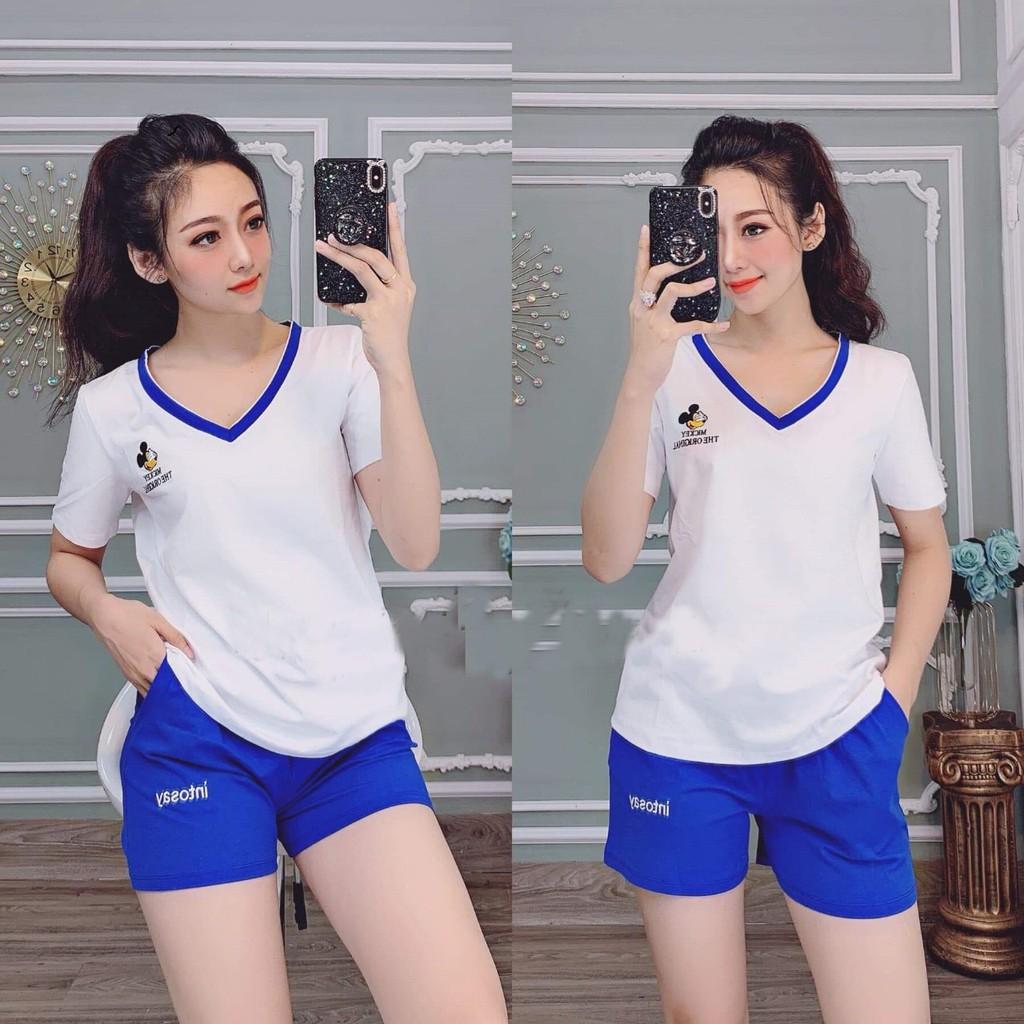 (Có bigsize 85kg)Đồ Bộ Nữ Cotton Đùi Mặc Nhà Đồ Bộ Nữ Mặc Nhà Đẹp