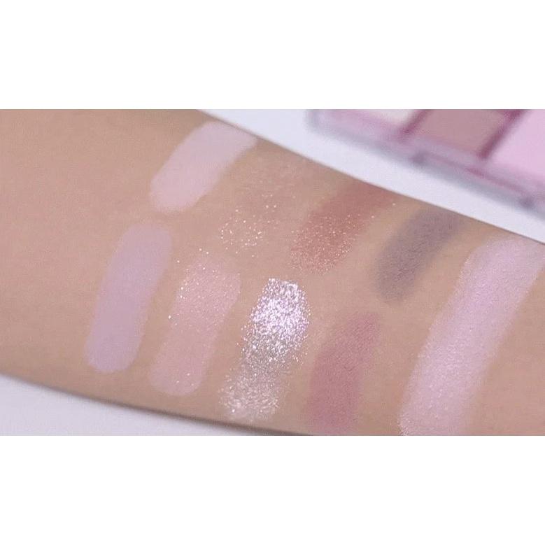 Bảng Phấn Mắt Và Má Hồng Đa Năng 9 Ô Màu Merzy Your Routine Eye Palette