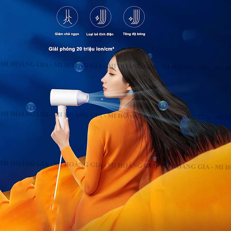 Máy sấy tóc Showsee A4-W ion âm chống khô tóc công suất lớn 1800W - Hàng chính hãng