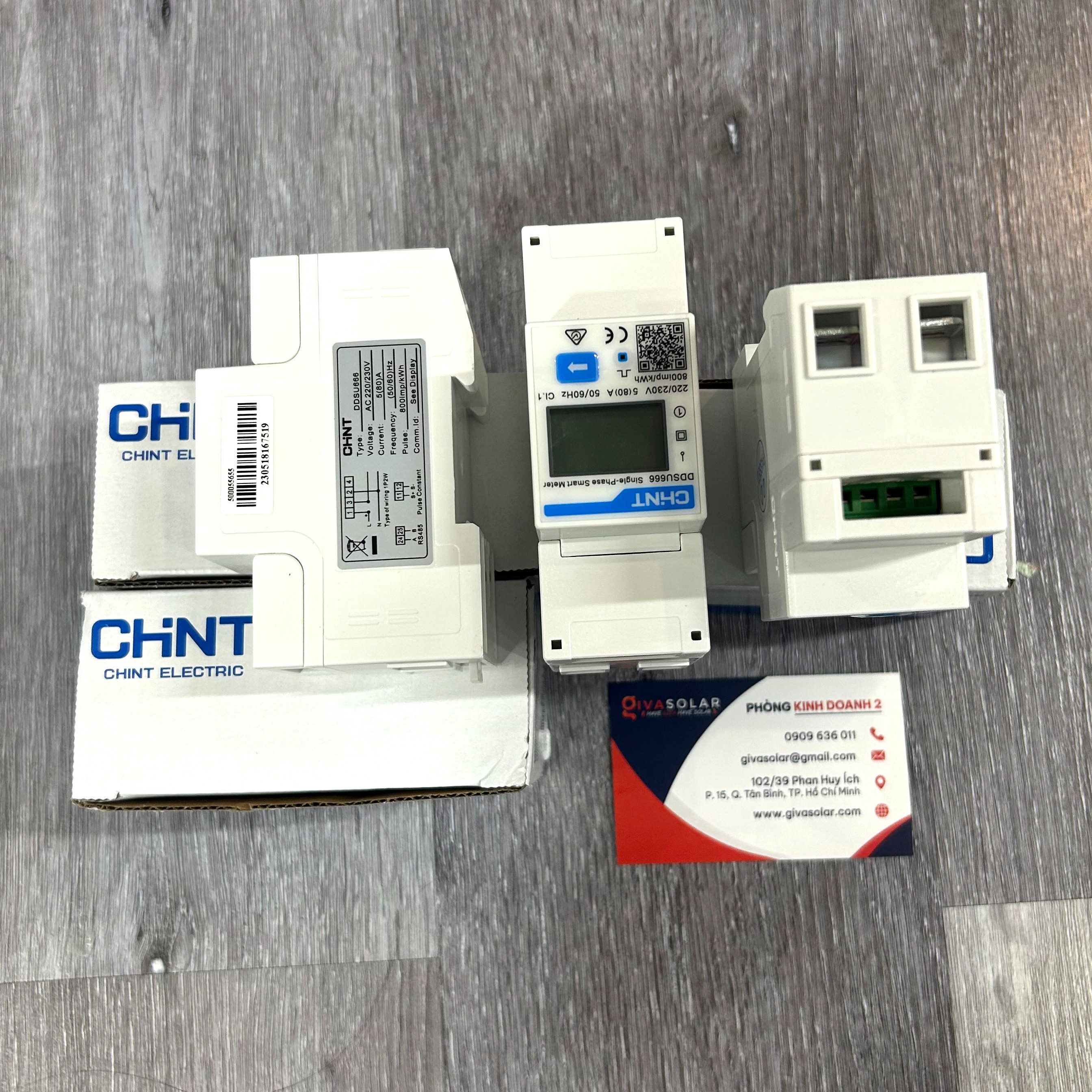 Đồng Hồ Thông Minh 1 pha SMART METER CHINT GIVASOLAR DDSU666