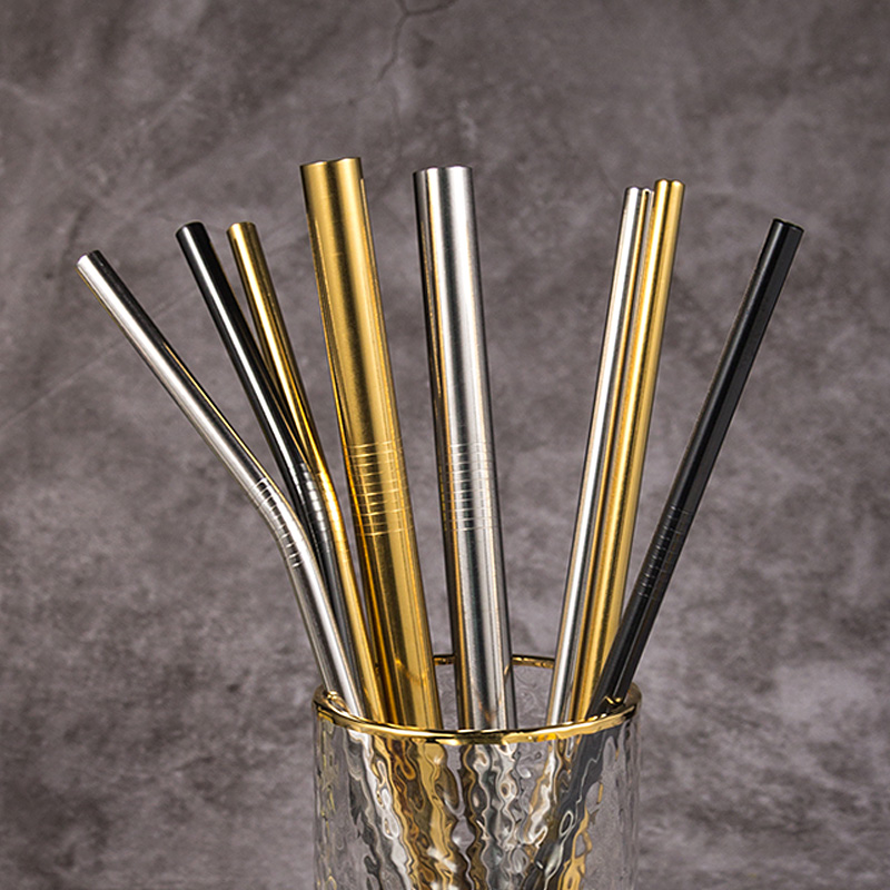 Ống Hút Inox 304  - Nhiều Màu Tùy Chọn, Tặng Cọ Rửa
