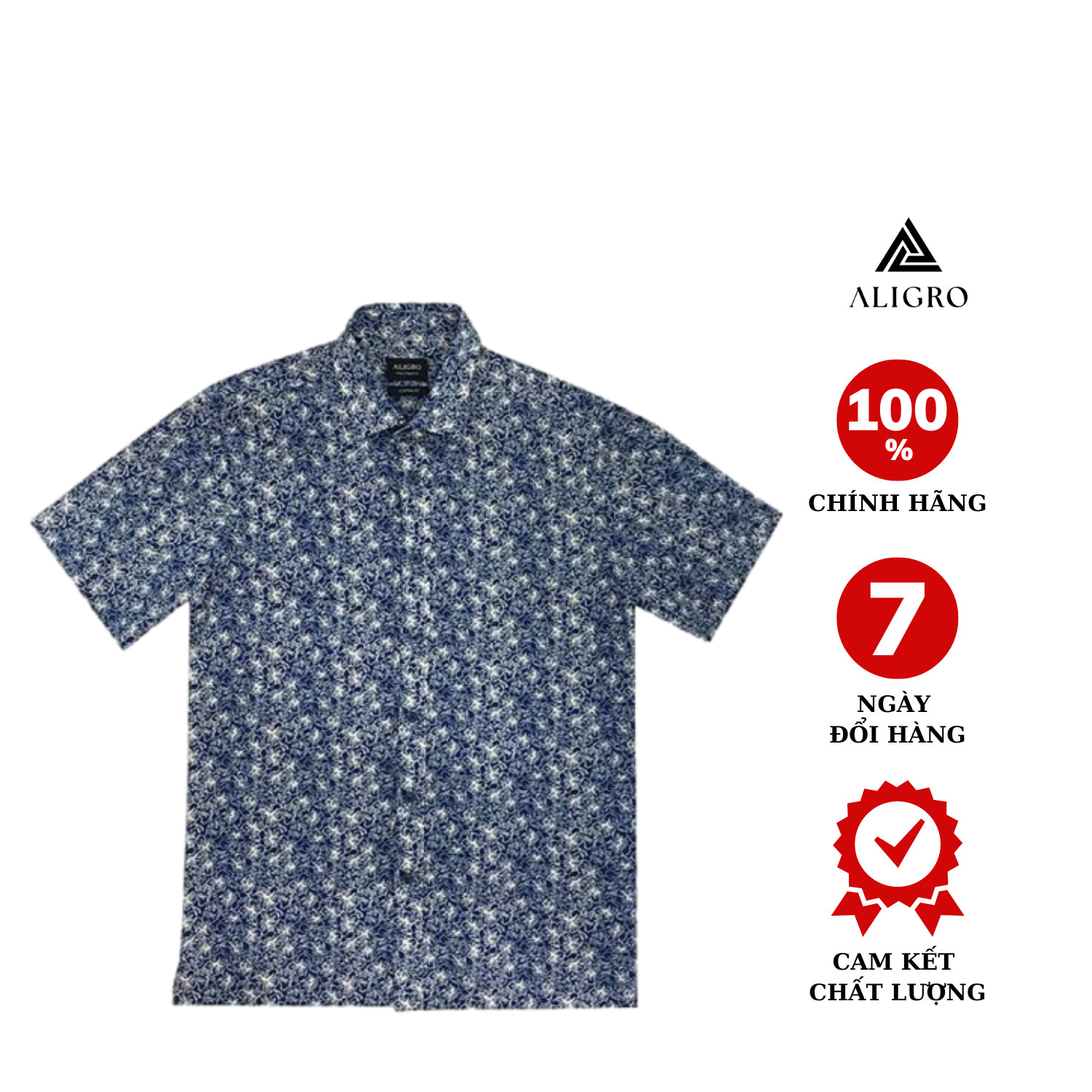 Áo Sơ Mi Nam Ngắn Tay Aligro ALGS-C69-S (Size
