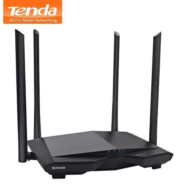 Thiết bị mạng Router Wifi Tenda AC6 (Đen) - HÀNG CHÍNH HÃNG