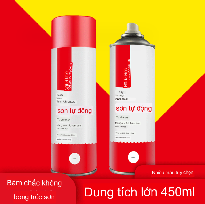 Sơn xịt mạ vàng Golden 24k 450ml