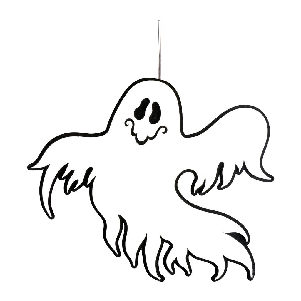 2pcs  Set  Halloween  Non - woven  Hanging  Ghost  Wall  Door  Sign