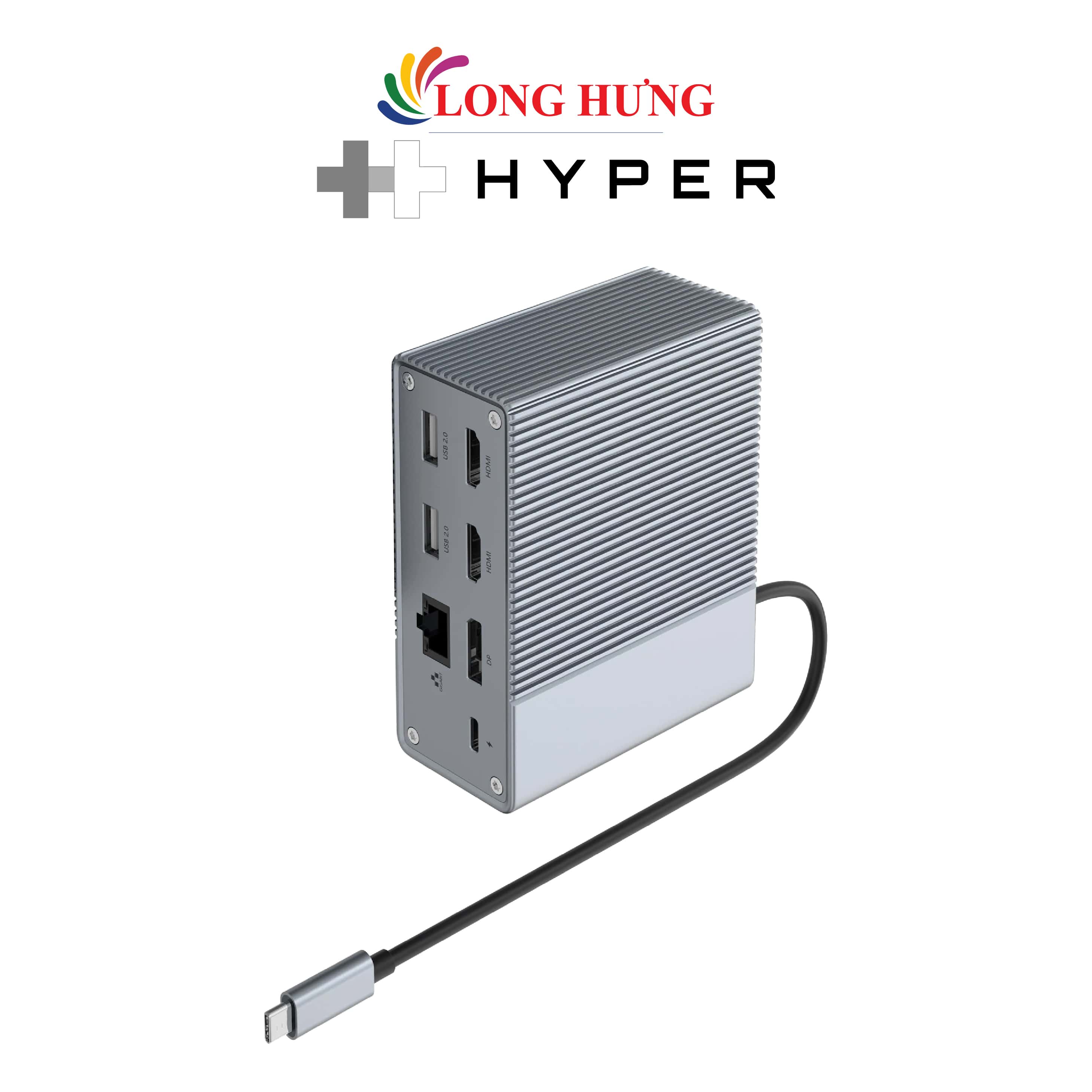 Cổng chuyển đổi HyperDrive 12-in-1 Gen2 USB-C Hub HD-G212 - Hàng chính hãng