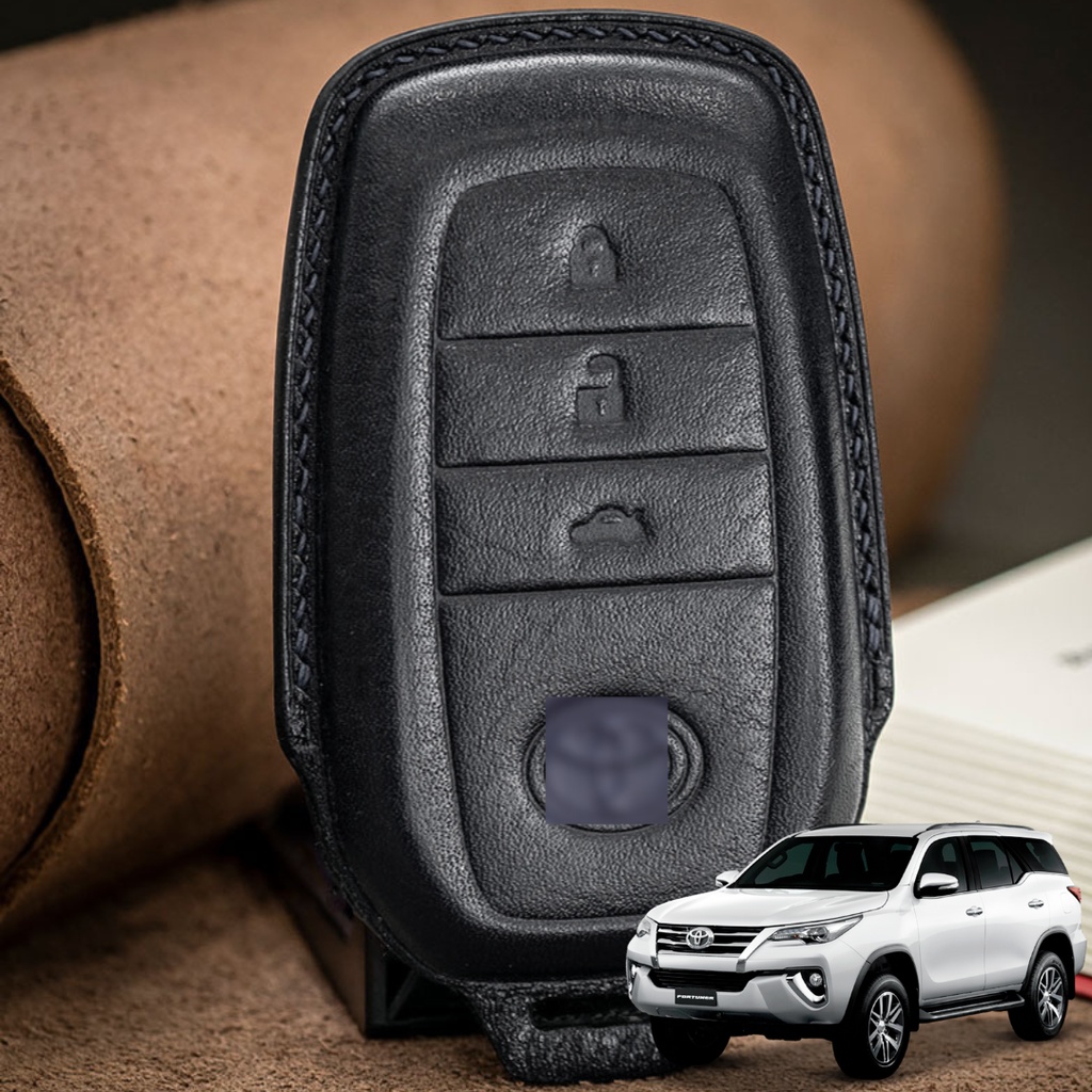 Bao Da Chìa Khóa ô tô TOYOTA FORTUNER | Bọc chìa khóa ô tô da thật khâu tay