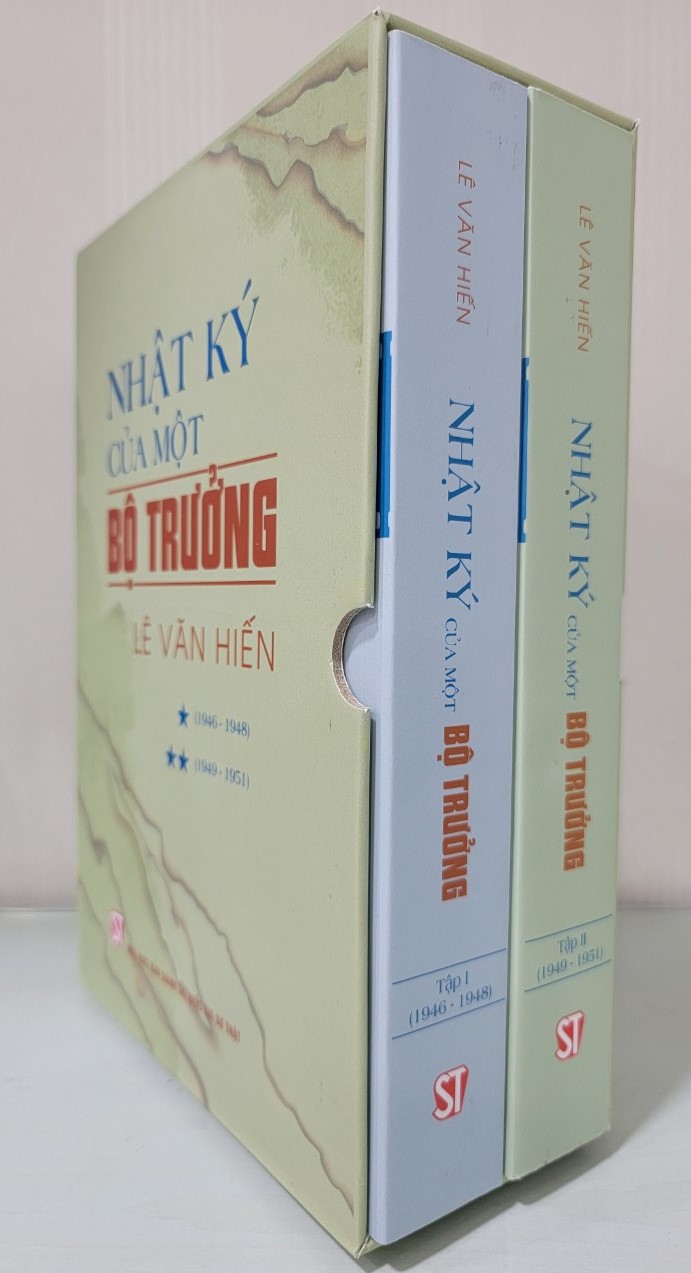 [Ấn bản 2023] Boxset 2 tập NHẬT KÝ CỦA MỘT BỘ TRƯỞNG - Lê Văn Hiến - NXB Chính Trị Quốc Gia Sự Thật