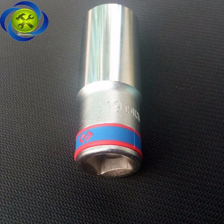 Tuýp 19mm 1/2 Kingtony 423519M loại dài 6 cạnh màu trắng