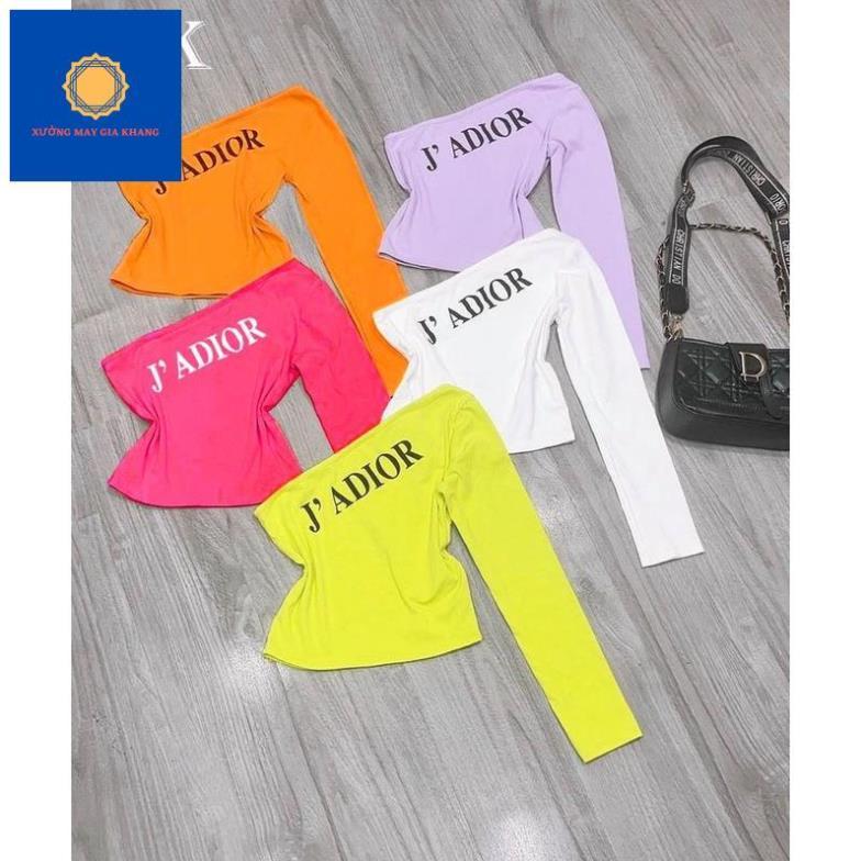 MS: 220586 - Áo body ôm, kiểu hở vai cá tính, sành điệu cho bé gái dạo phố