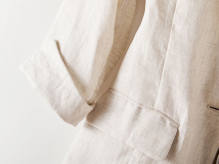 Áo Vest blaze nữ dáng lửng tay lỡ trẻ trung, chất vải Linen mềm mát, thích hợp Hè, Thu Bz11