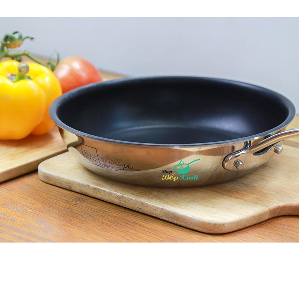 Chảo chống dính 2 quai FiveStar Standard bếp từ cao cấp , tặng 1 sạn dừa