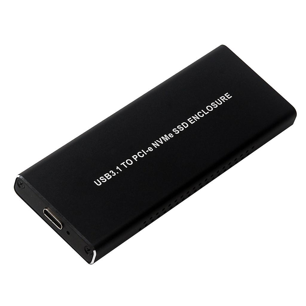 M.2 NVME to USB C 3.1 Type C 10Gbps Enclosure PCI-E SSD External Drive Box