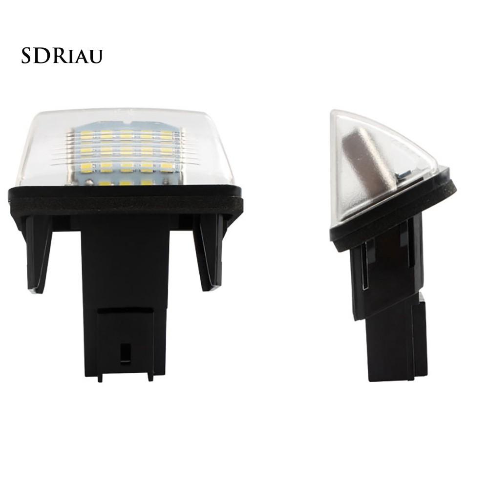 Bộ 2 Đèn Led 18 Bóng 12v Cho Biển Số Xe Hơi Peugeot 206 307 308 406 5008