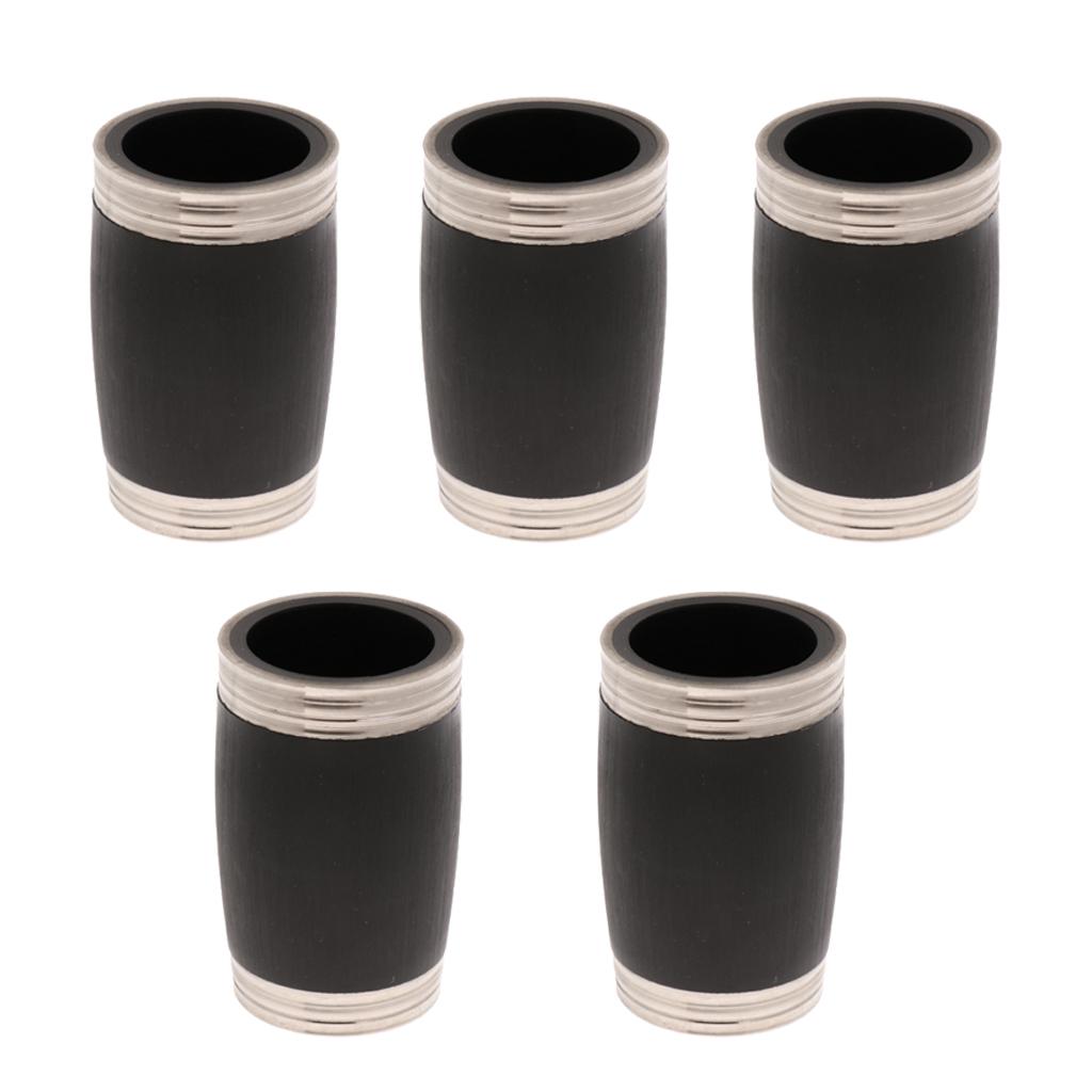 5 Chiếc Hợp Kim Kẽm BB Clarinet Thùng Sân Đường Ống Woodwind Nhạc Cụ Phần