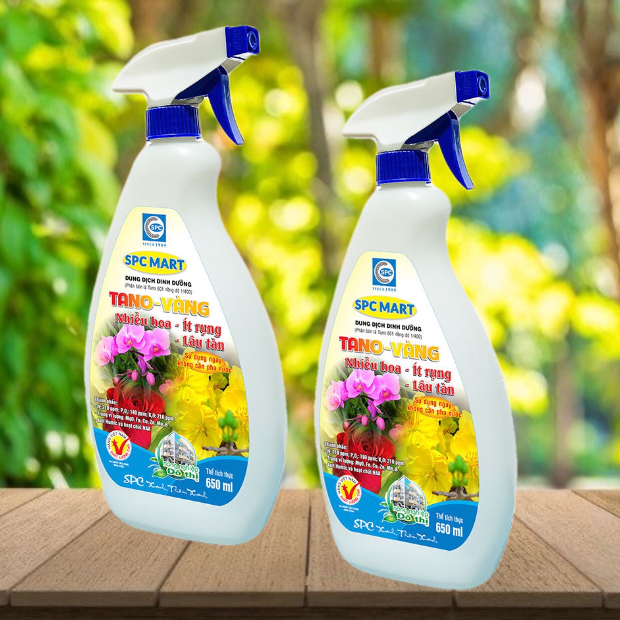 Phân bón pha sẵn TANO VÀNG 650ml Nhiều Hoa, Ít Rụng, Lâu Tàn, An Toàn Cho Môi Trường