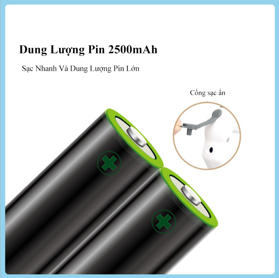 Máy cọ nhà tắm bằng điện đa năng chà sàn nhà, vệ sinh nhà cửa 4 đầu cọ thay thế - K1464