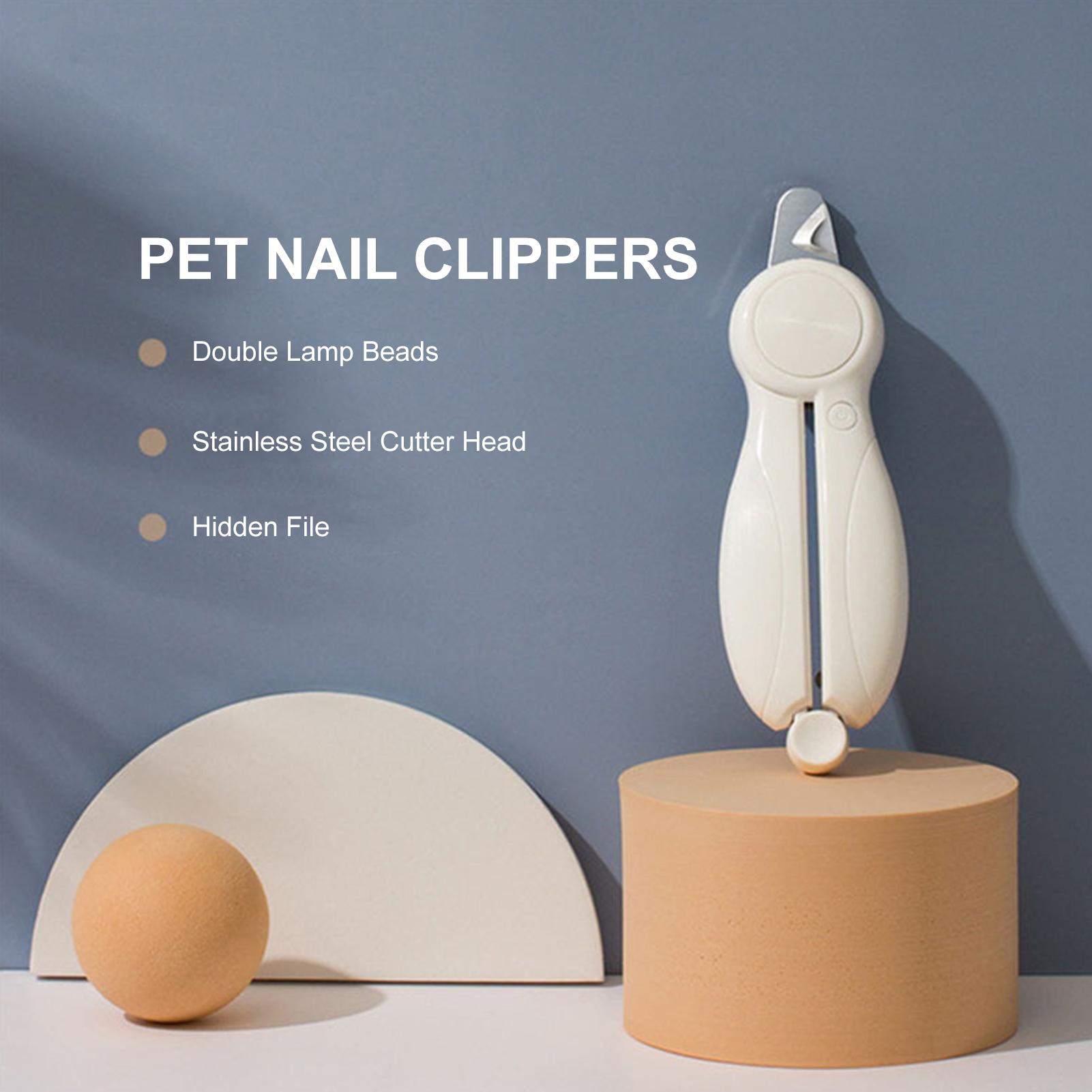 Dụng cụ cắt móng tay cho thú cưng có đèn led, chămsóc móng dễ dàng cho thú cưng