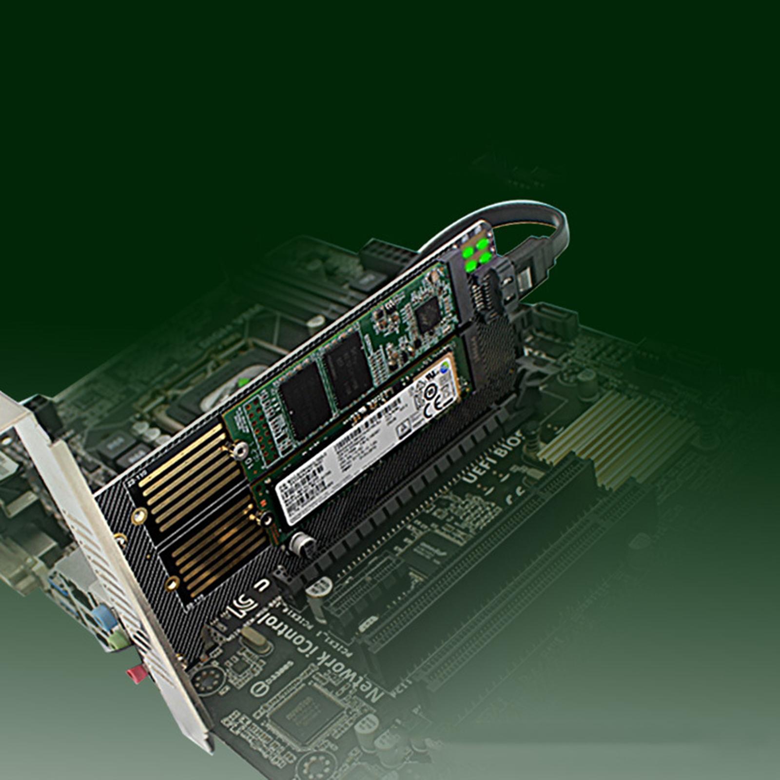 PCIe to M.2 NVME Adapter M.2 NVMe NGFF Converter for Desktop PC SSD 2280