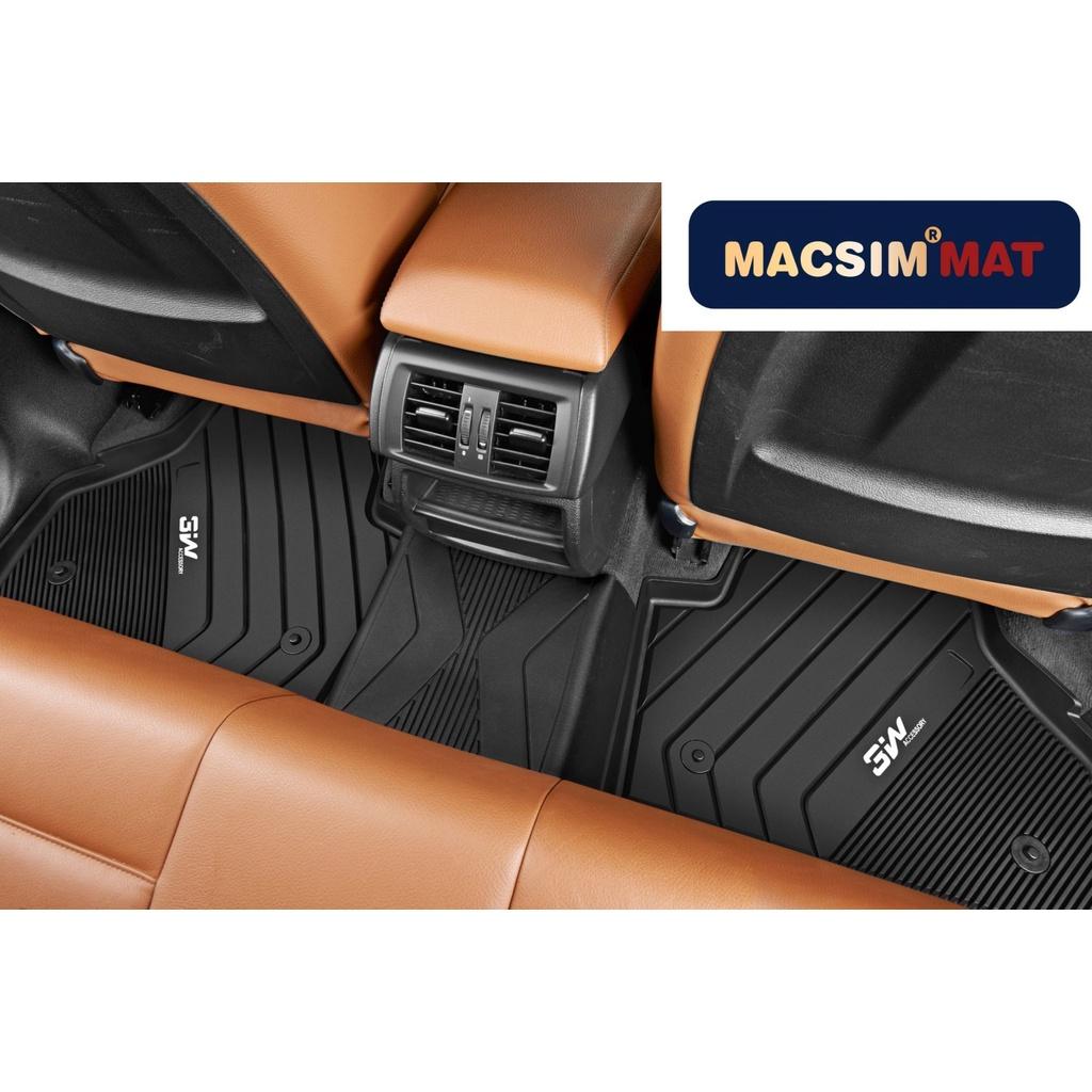 Hình ảnh Thảm lót sàn xe ô tô BMW NEW X3 2018- đến nay Nhãn hiệu Macsim 3W chất liệu nhựa TPE đúc khuôn cao cấp - màu đen