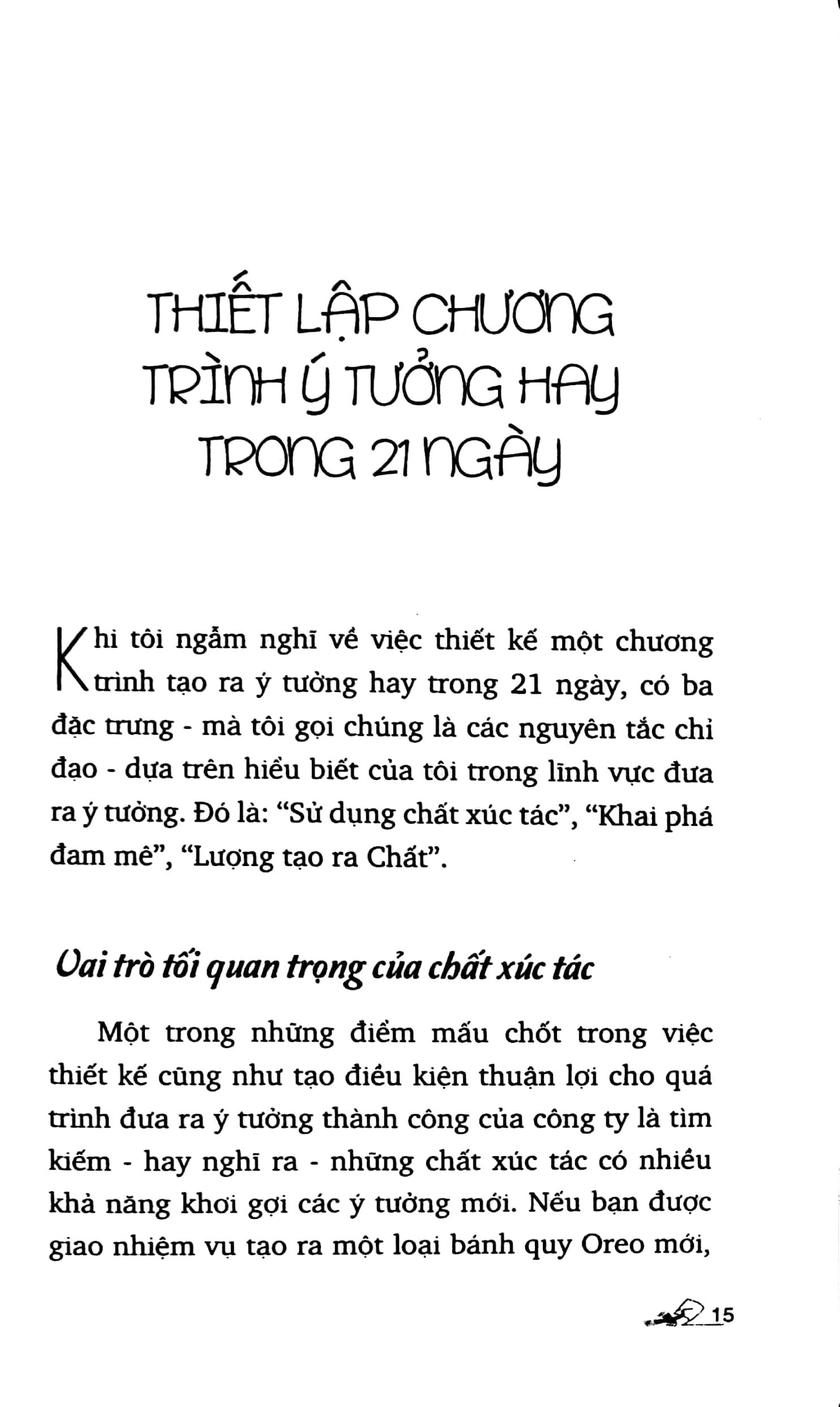 21 Ngày Cho Một Ý Tưởng Lớn