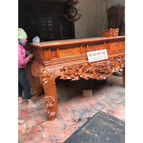 Sập thờ gỗ mít , gụ chân 20cm