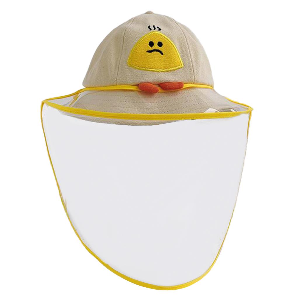 UV Protection Hat for Kids Blue+Beige