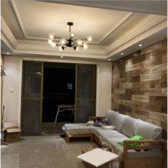 Đèn chùm GLEHIS cao cấp 12 bóng trang trí nội thất sang trọng, hiện đại - kèm bóng LED chuyên dụng.