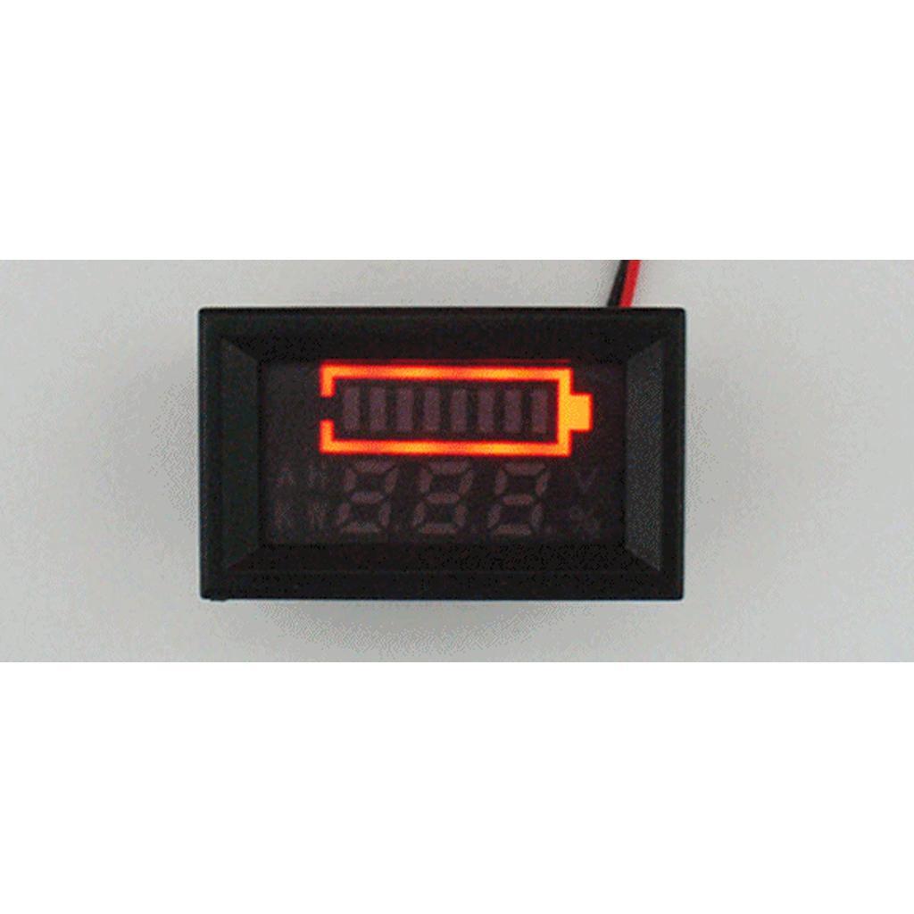 Acid Lead Lithium Battery Indicator Capacity Digital LED Tester Voltmeter