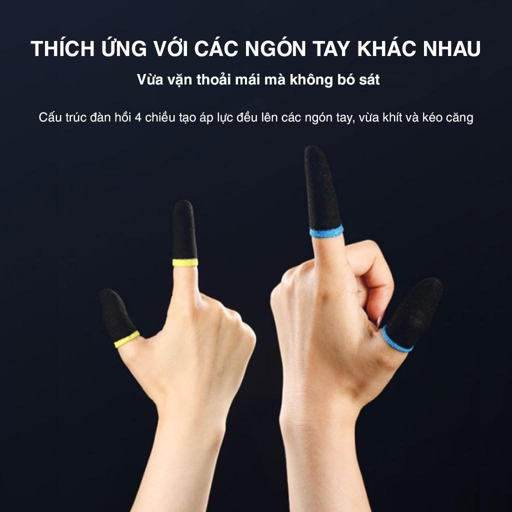 Găng tay chơi game PUBG, Liên Quân - Cotton, Chống mồ hôi tay, tăng độ nhạy cảm ứng MINPRO