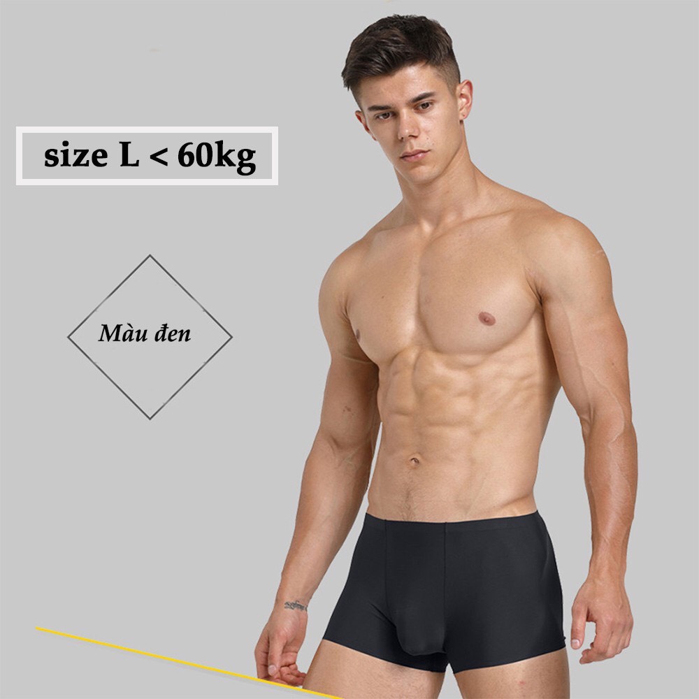 Sịp nam đúc lụa dáng Boxer thương hiệu MILMUMU NHẬT BẢN ️- mặc như không mặc
