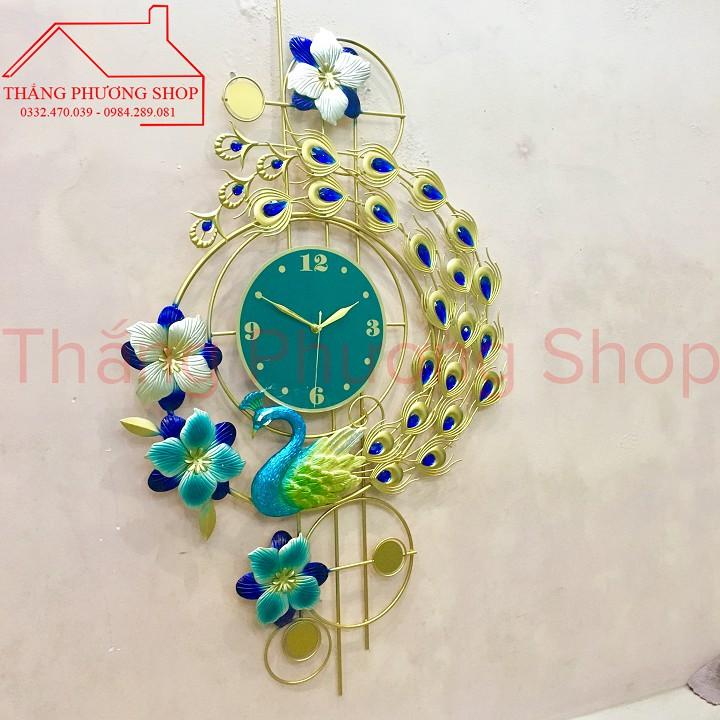 Đồng Hồ Treo Tường, Đồng Hồ Trang Trí  Bản Nhạc Khổng Tước TP-045