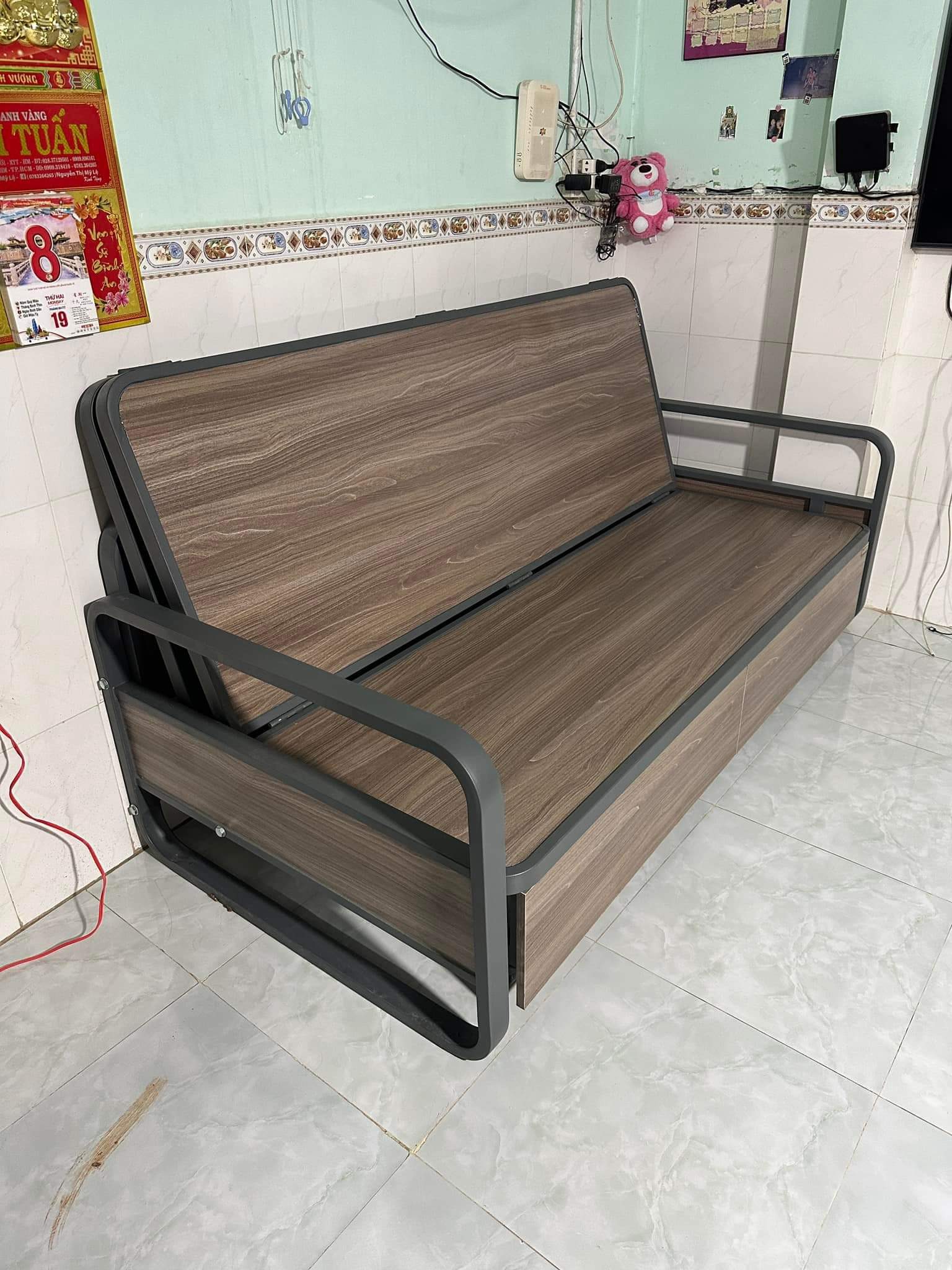 Giường sofa,Sofa giường gấp gọn thông minh Juno Sofa giải pháp tiết kiệm không gian tiện lợi