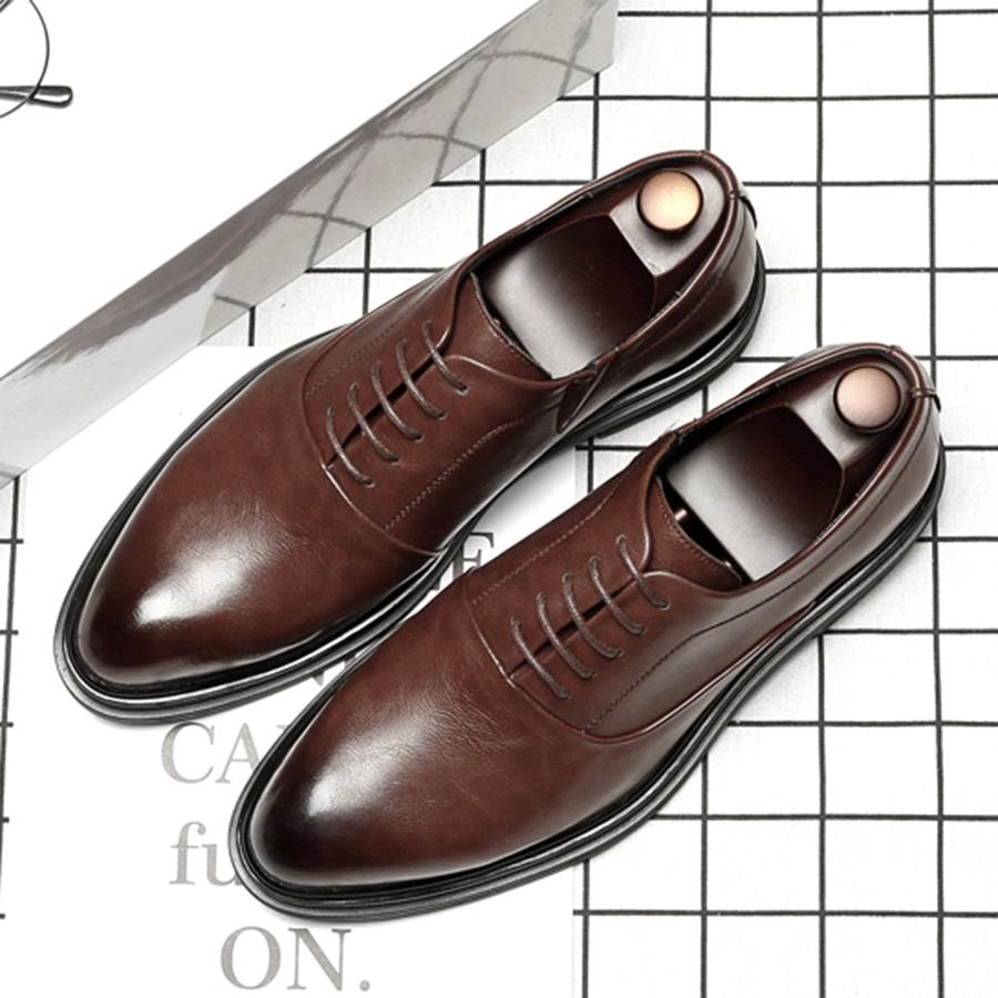 Giày Tây Oxford SCL Brown