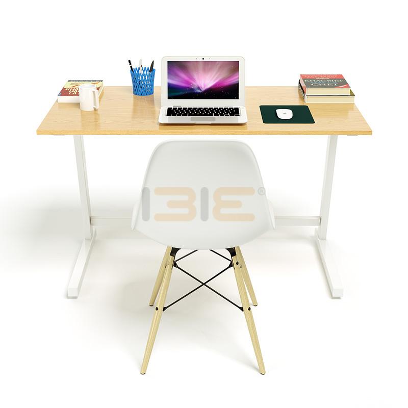 Bộ Bàn Oak-Z Vân Sồi Chân Trắng Và Ghế Eames Chân Gỗ Trắng IBIE TOOAZO12W-EAMSW