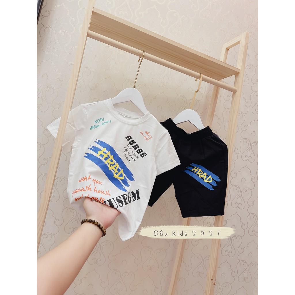 Bộ cotton 4c bé trai