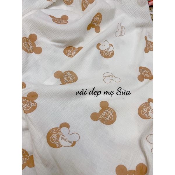 vải xô muslin cao cấp micky