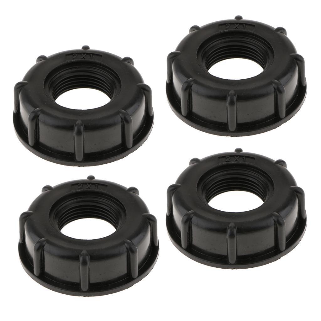4 Pieces Plastic IBC Tank Tap Adapter