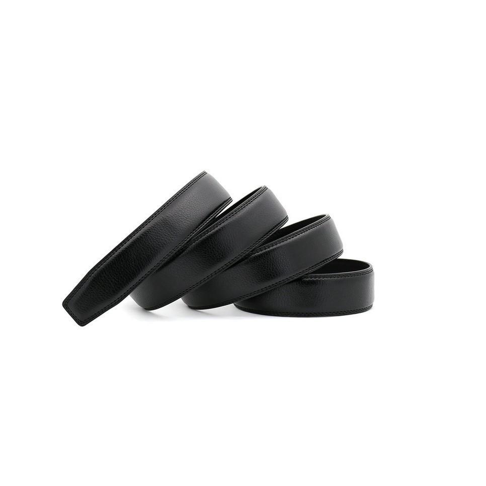 Dây lưng da bò cấp - dây da bò 2 lớp - dây khóa trượt bản 3,1 cm