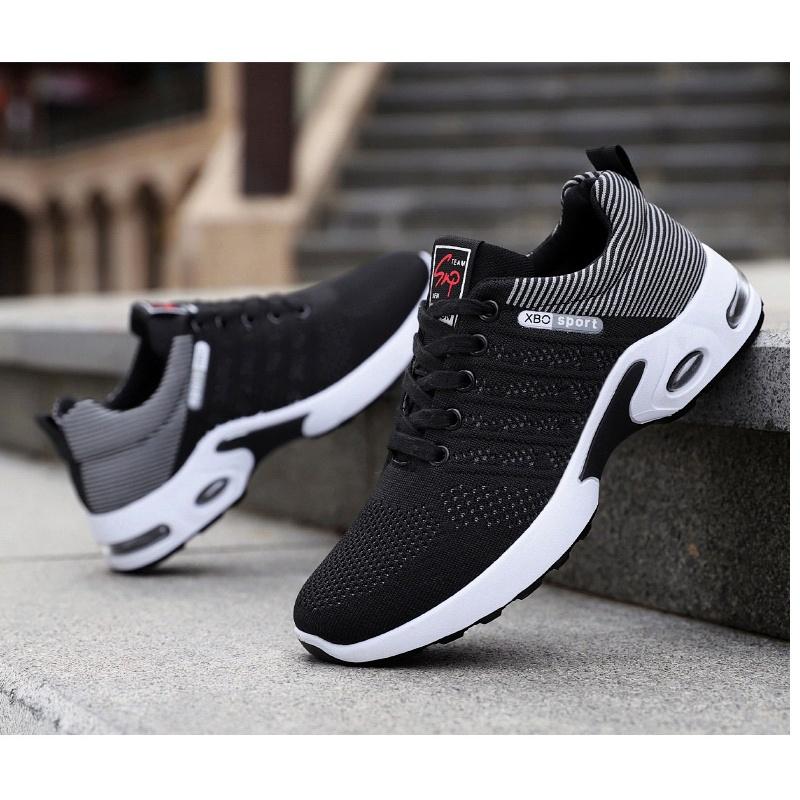 Giày Thể Thao Nam,Giày sneaker HHT S08 Tăng Chiều Cao Đế Cao Su Đúc có 2 màu