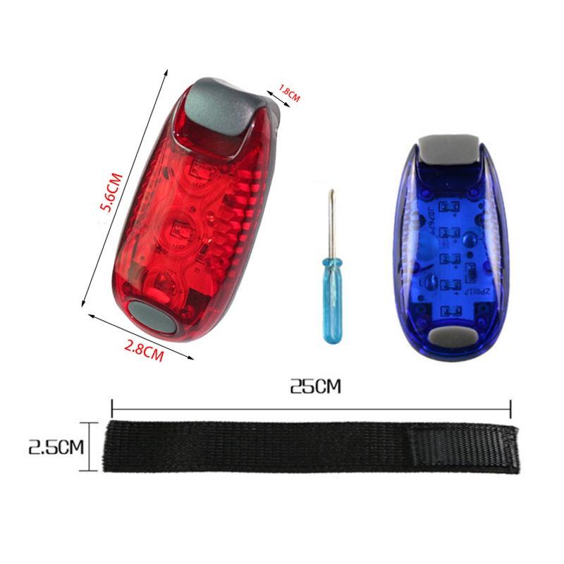 Đèn Led 5 Bóng Cảnh Báo An Toàn Gắn Đuôi Xe Đạp